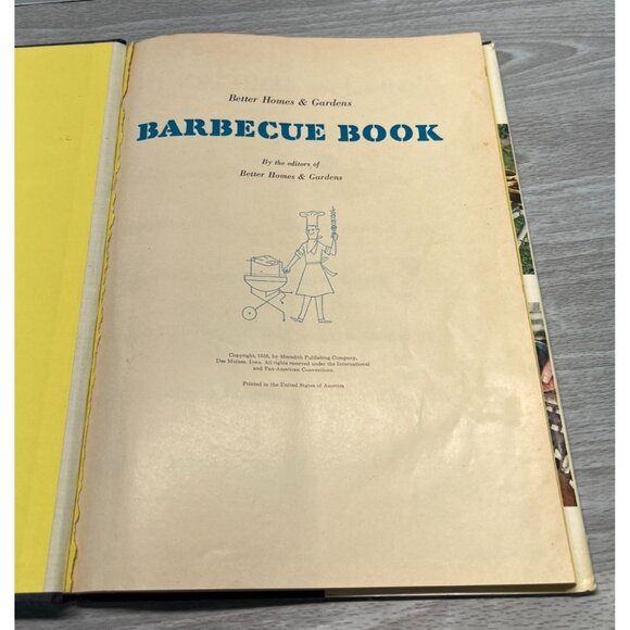 Vintage Better Homes & Gardens Barbecue Cookbook 1st Edition 1956 BBQ Recipes - Picture 2 of 15